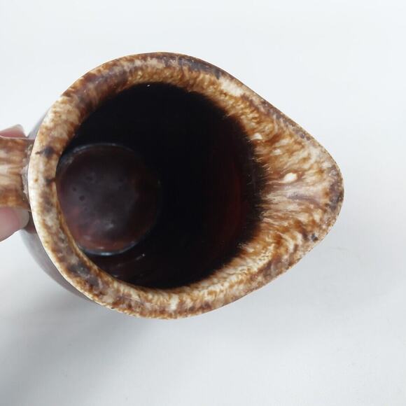Hull Pottery‎ Brown Drip Small Pitcher Creamer/Syrup Oven Proof USA - Picture 3 of 4